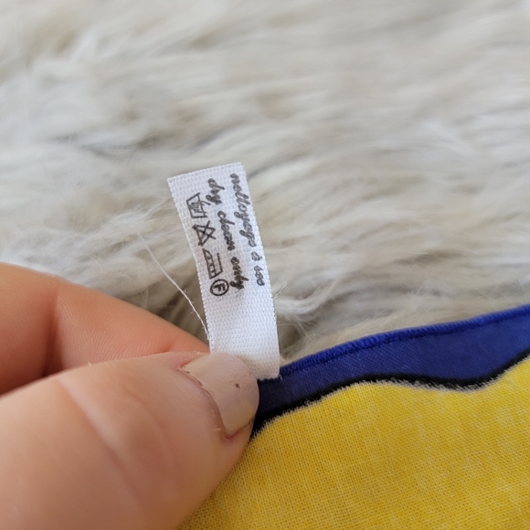 Rare Vintage Niki De Saint Phalle Scarf Made in France Abstract Wearable Art - Picture 9 of 9